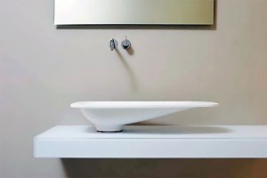 washbasin, bathroom, trend, sleek sinks, organic lines,