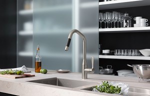faucet, sink, minimal, pared-back, extendable, hose, pull-down, kitchen, trend,